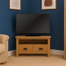 Oak corner unit - oak,