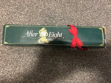 After Eight Wafer Tin Chocolate Mints Vintage Empty Box 1960s 1970s