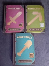 Minecraft Set Of 3 Handbook Hardback Books (Updated Edition)