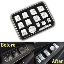 Chrome Button Switch Trim
