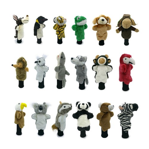 Animal golf head cover plush - golf,