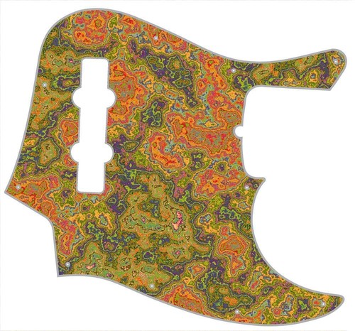 Jazz bass pickguard custom - j,