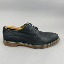 J Shoes Matthew Handcrafted Navy Leather Lace Derby Formal Dress Shoes EU43 UK9