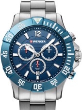 Wenger 01.0643.119 Seaforce diver-Chronograph Mens Watch 43mm 20ATM