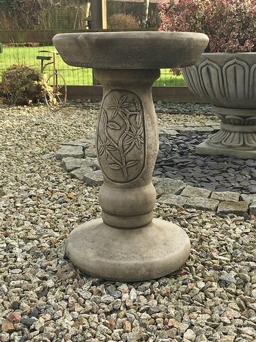 Stone concrete sunflower - stone,