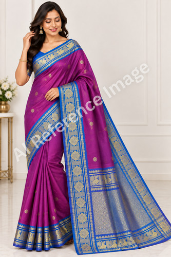 Kanchipuram pure silk saree - kanchipuram,