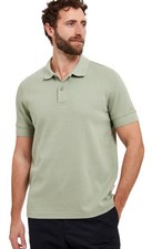 SEALSKINZ Men's Felthorpe Short Sleeve Waffle Polo Green