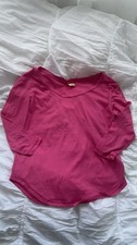 Pink Hollister long sleeve top