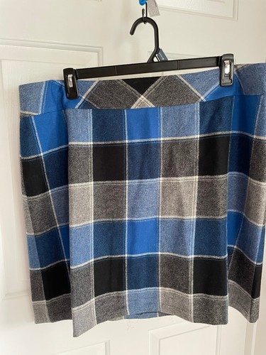 Talbots blue gray black - talbots, blue/gray/black/white