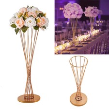 Gold Flower Vase Floor Vases