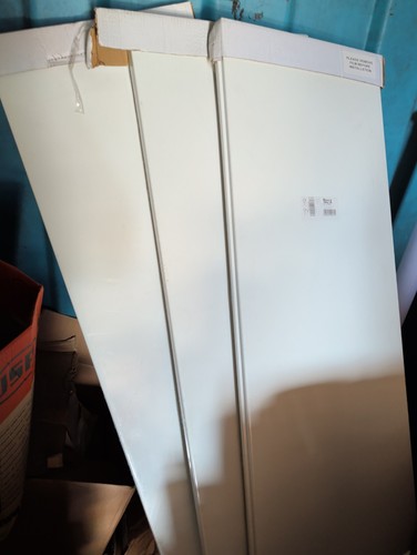 Brand new white pvc - bath, panel