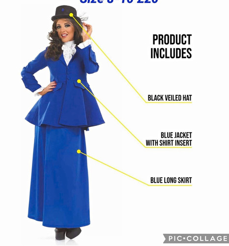 Womens victorian mary poppins - victorian,