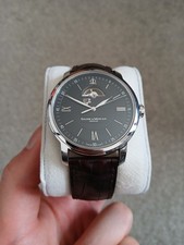 Baume & Mercier Classima Executive XL Open Heart Black Automatic Watch 42mm