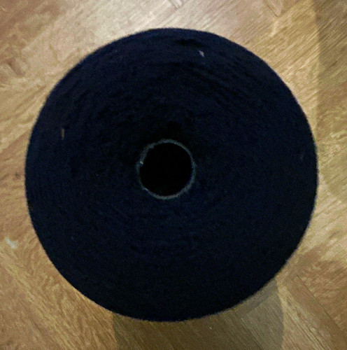 Navy shetland wool ply - wool, cone