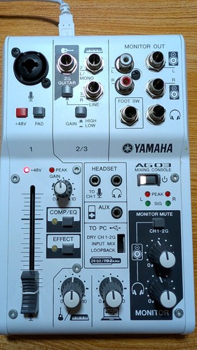 Yamaha ag03 channel - ag03, (mk1)