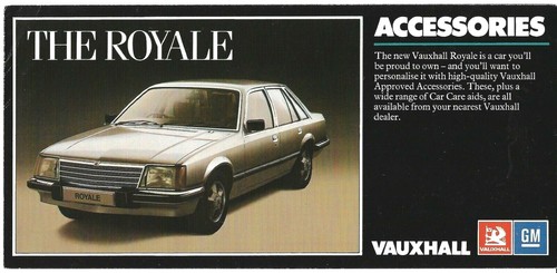 Vauxhall royale accessories - vauxhall,