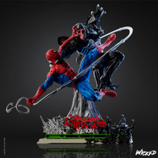 Spiderman vs Venom (Diorama) -