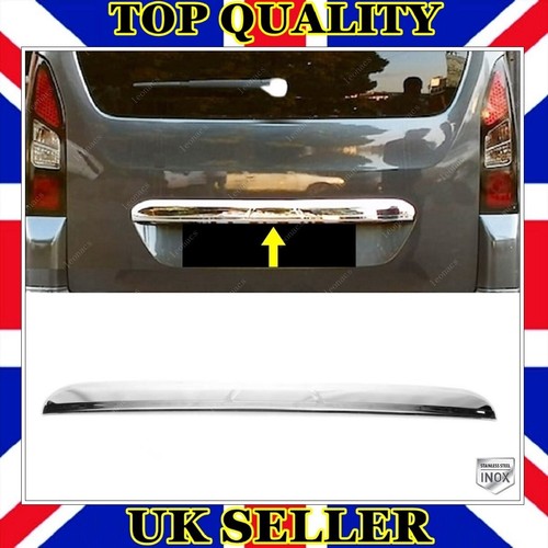 Chrome rear trunk tailgate - rear,