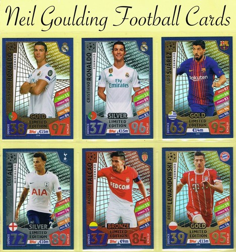 Topps match attax 2017 - topps, 2017-18