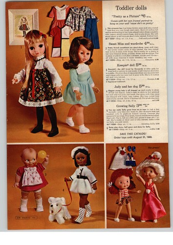 1968 paper kewpie doll - 1968,