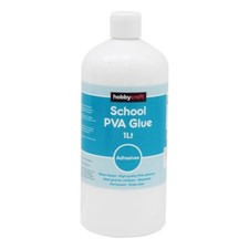 1 x  1 LITRE PVA GLUE BOTTLE