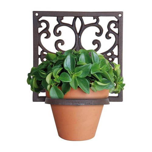 Wall mount plant pot holder - wall,