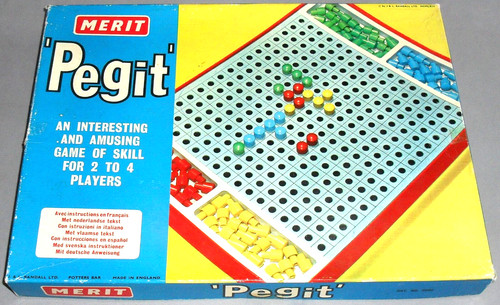 Peg board game merit pegit - peg,