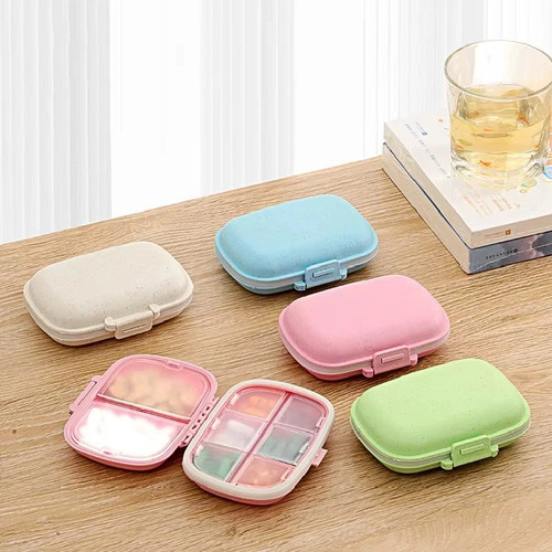 Daily pill box portable - daily,