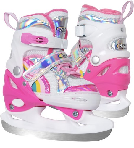 Girls ice skates kids - girls, rainbow