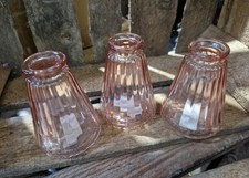 Glass Bud Vases X3 Pcs New