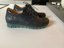 Think Navy and Teal Lace Up