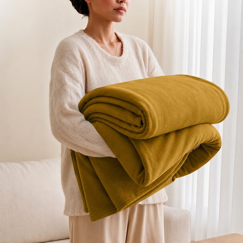Fleece blanket single - fleece,