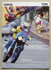 YAMAHA TDR125 Motorcycle Sales Brochure c1993 #3MC-TDR125-93E
