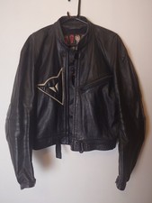 Vintage 90s Dainese Leather Motorcycle Jacket  Men's Size 54 Large