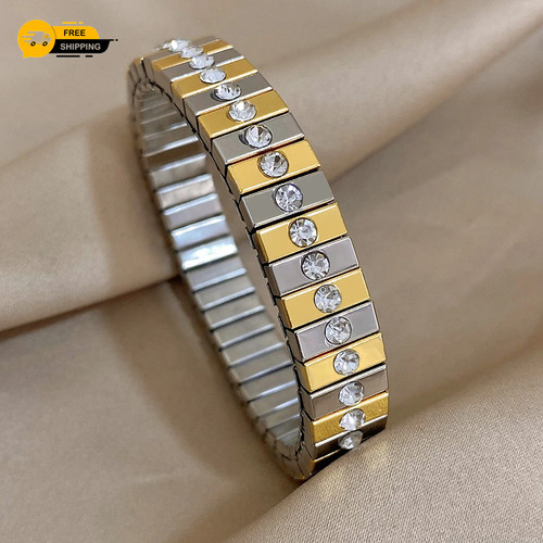 Stainless steel bracelet heart - steel,