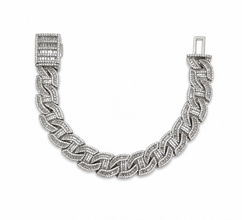925 sterling silver iced out - 925,