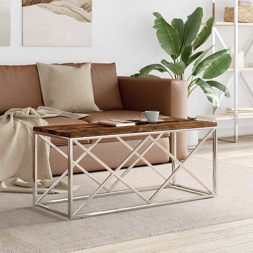 Vidaxl coffee table stainless - vidaxl,