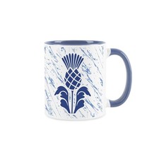 Scottish Thistle Mug - Blue &