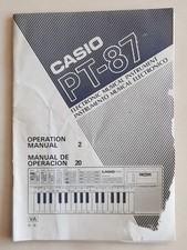 Original Casio PT-87 Keyboard Organ Users Owners Operation Manual Instructions 