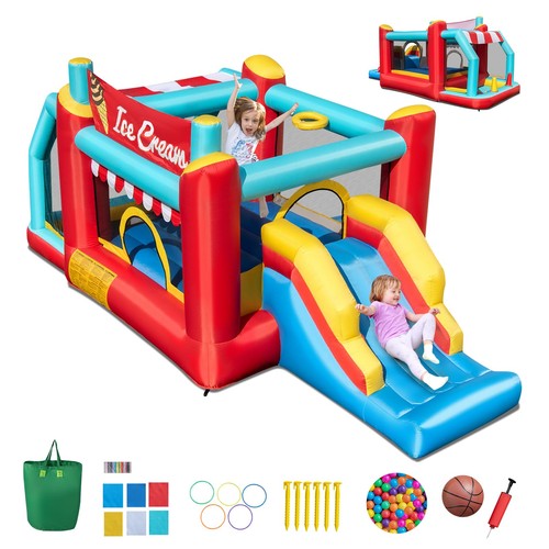 Costway inflatable bounce - costway,