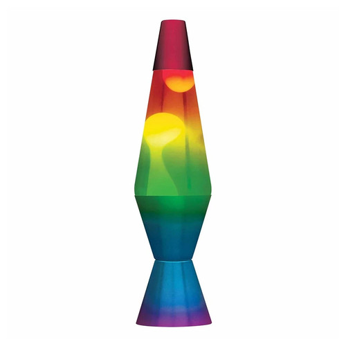 Lava lamp rainbow - lamp,