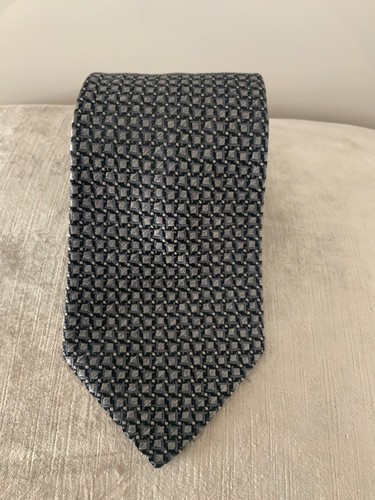Charvet grey silk - tie, cm