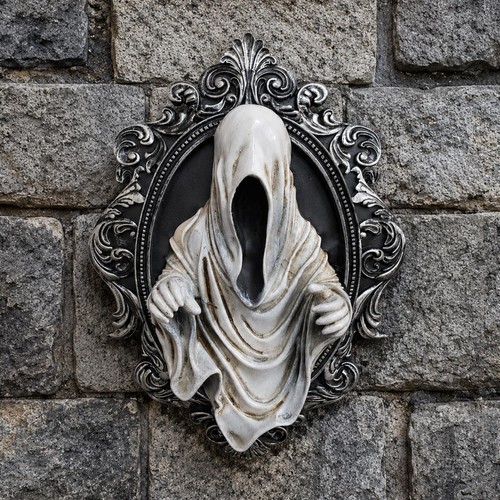 Ghost wall plaque - wall, gothic