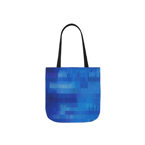 Stylish blue canvas - blue, bag