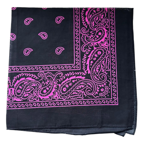 100 cotton paisley bandana - paisley,