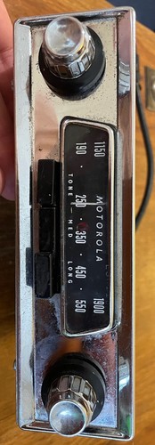 Motorola 115t chrome car radio - chrome,