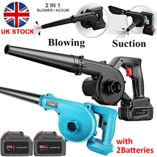 Cordless Air Blower For Makita 18v Garden Snow Dust Leaf Electric Suction Vacuum