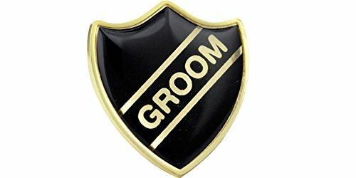 Groom gel domed school shield - groom,