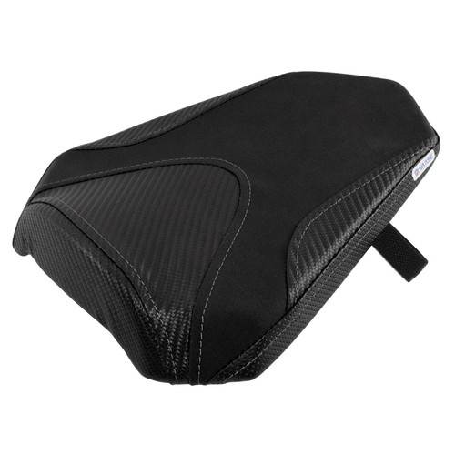 Black rear seat cover pillion - black,