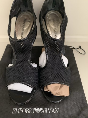 Emporio armani leather strappy - armani,